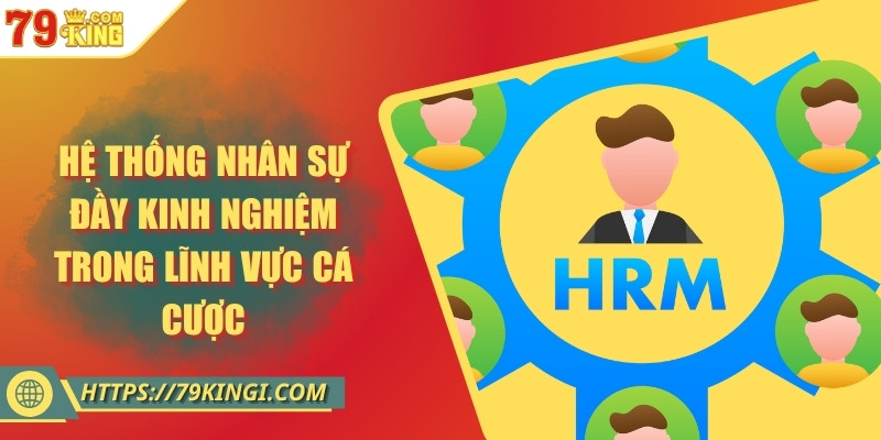 Hệ thống nhân sự đầy kinh nghiệm trong lĩnh vực cá cược