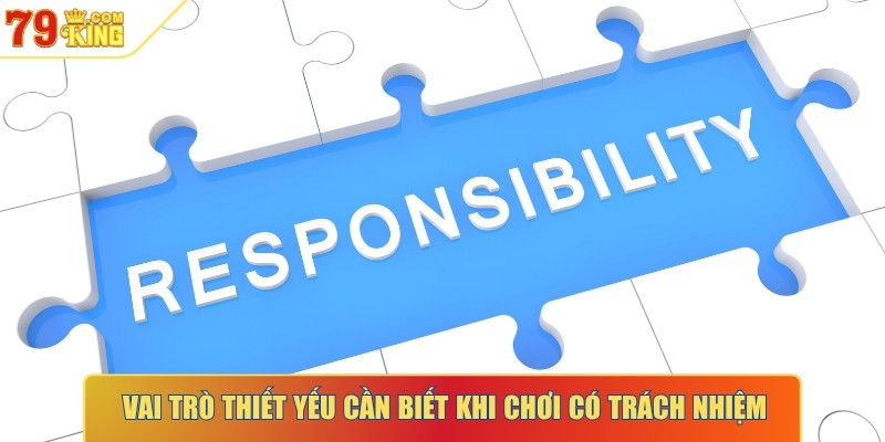 Vai trò thiết yếu cần biết khi chơi có trách nhiệm