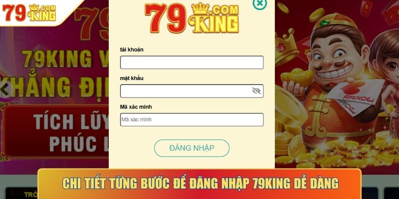 Chi tiết từng bước để đăng nhập 79KING dễ dàng
