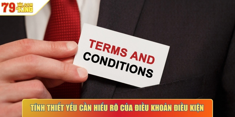 Tính thiết yếu cần hiểu rõ của điều khoản điều kiện